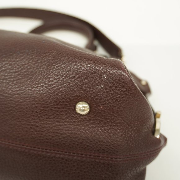 Auth Salvatore Ferragamo Gancini 2 Way Bag Women's Leather Handbag,Shoulder B... - Picture 9 of 16